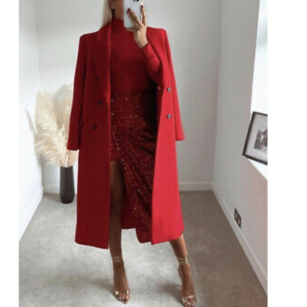 Zara sequin velvet skirt - Picture 3 of 4